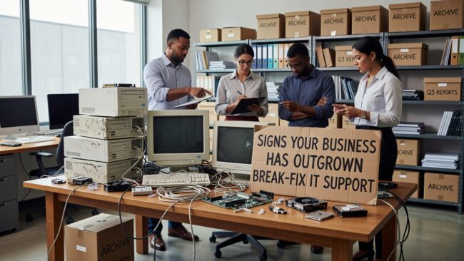 Learn the key signs your business has outgrown break-fix IT support and what it's actually costing you in downtime, risk, and lost productivity.