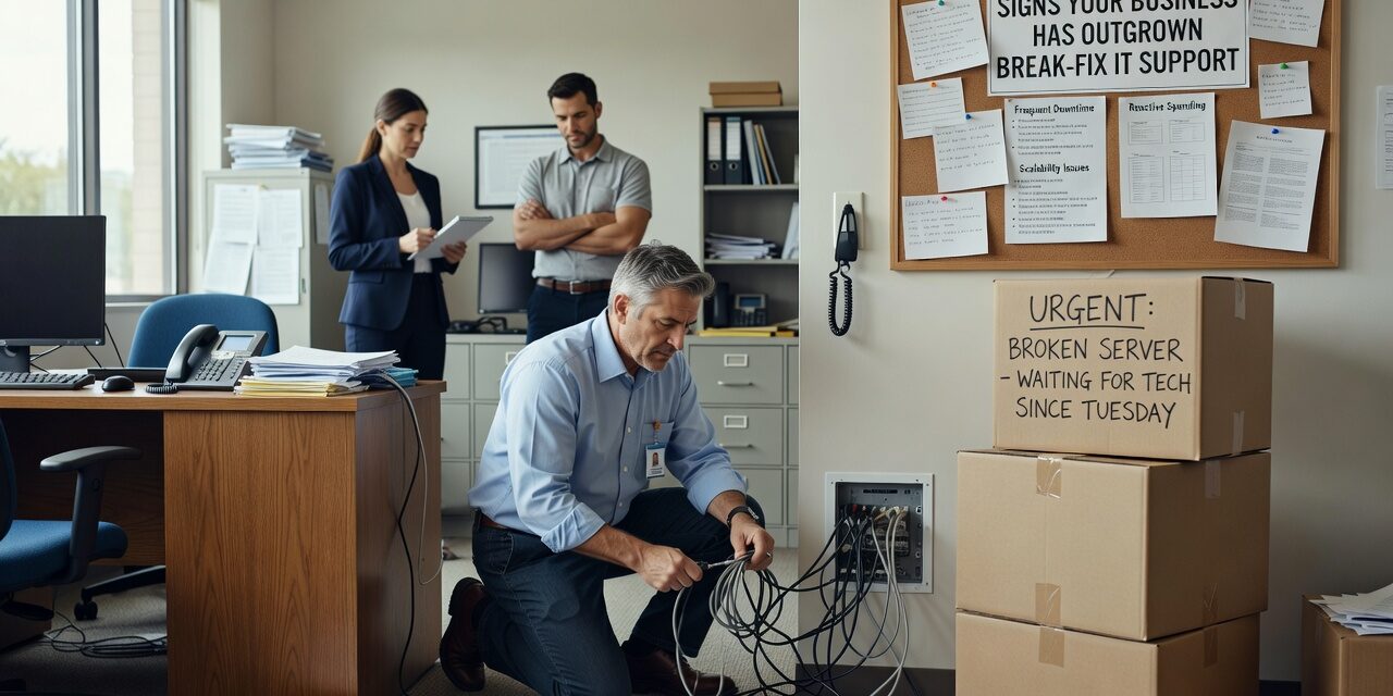 Signs Your Business Has Outgrown Break-Fix IT Support Featured Image Still using break-fix IT support? Learn the key signs your business has outgrown it and what a smarter support model looks like.