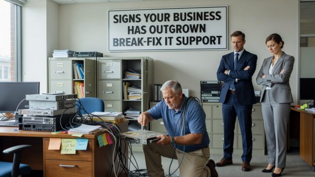 Still using break-fix IT support? Learn the warning signs that your business has outgrown it and what a better support model looks like.
