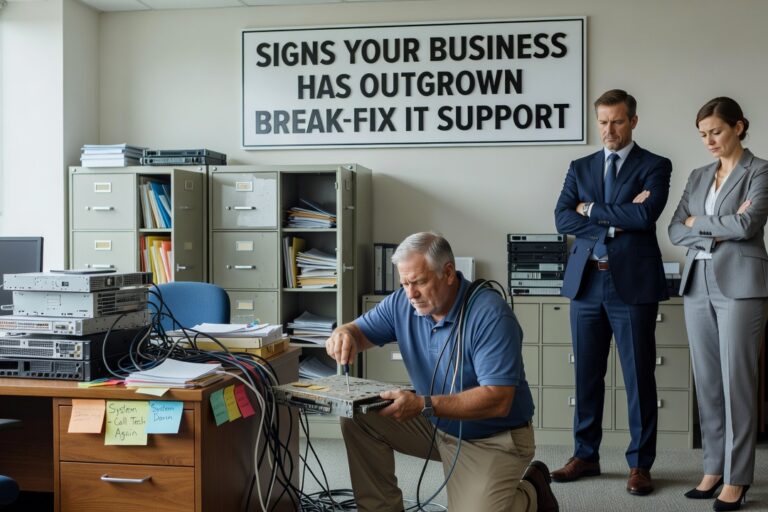 Still using break-fix IT support? Learn the warning signs that your business has outgrown it and what a better support model looks like.