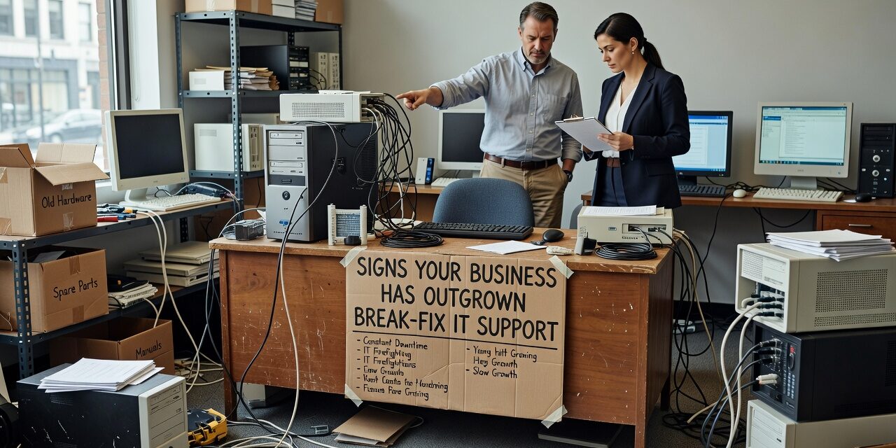 Signs Your Business Has Outgrown Break-Fix IT Support Featured Image Learn the key signs your business has outgrown break-fix IT support and what a proactive approach actually covers for growing teams.