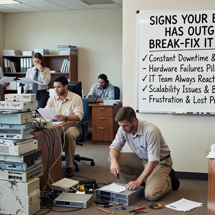 Recurring IT problems, surprise costs, and no visibility are signs your business has outgrown break-fix IT support. Here's how to recognize them.