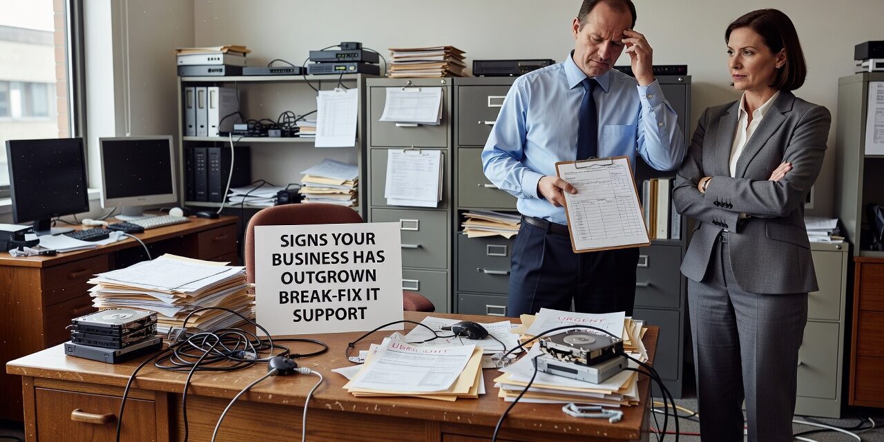 Learn the key signs your business has outgrown break-fix IT support—and what a more reliable, proactive model looks like for growing teams.