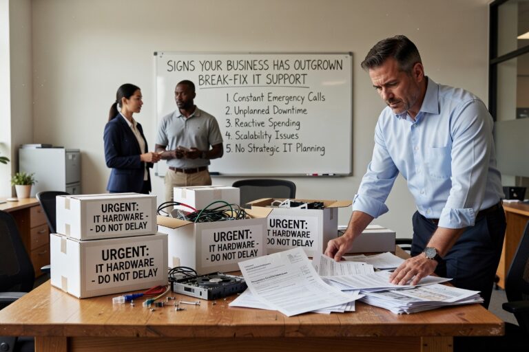 Signs Your Business Has Outgrown Break-Fix IT Support Featured Image Learn the clearest signs your business has outgrown break-fix IT support and what a more proactive approach actually looks like in practice.
