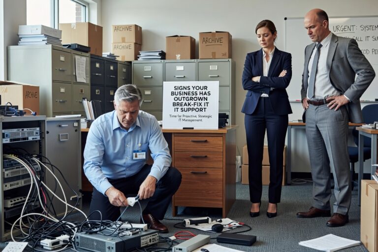 Signs Your Business Has Outgrown Break-Fix IT Support Featured Image Still using break-fix IT support? Learn the warning signs your business has outgrown it and what a proactive IT model actually changes.
