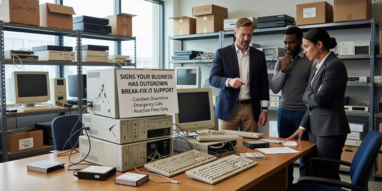 Signs Your Business Has Outgrown Break-Fix IT Support Featured Image Still using break-fix IT support? Learn the key signs your business has outgrown it and what a proactive approach actually looks like.