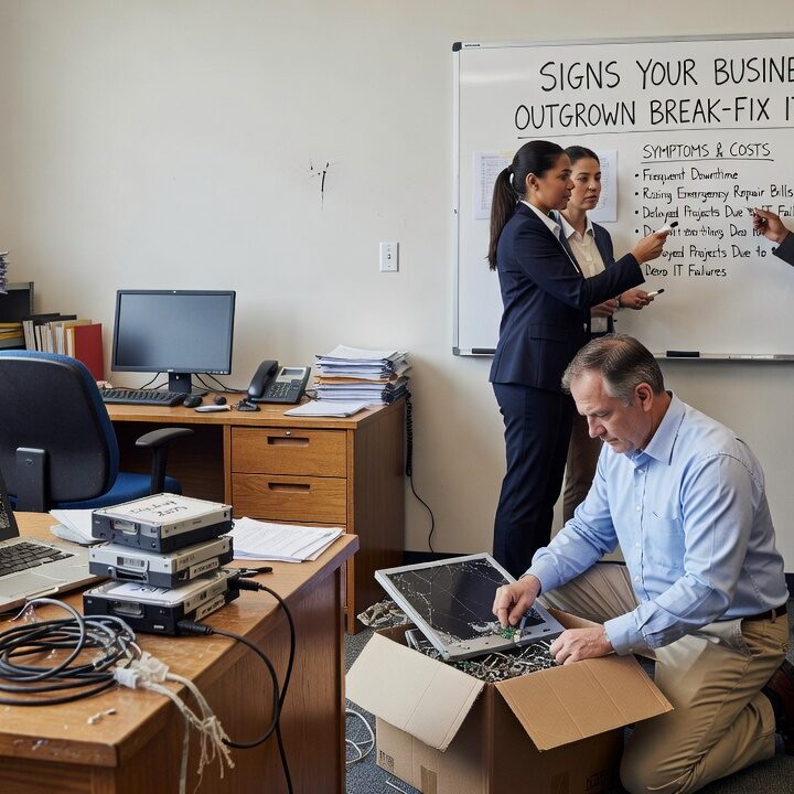 Recurring IT problems, slow support, and unplanned downtime are signs your business has outgrown break-fix IT. Here's how to recognize the gap.