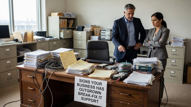 Signs Your Business Has Outgrown Break-Fix IT Support Featured Image Seeing recurring IT problems, unpredictable bills, or slow support? These are clear signs your business has outgrown break-fix IT support.