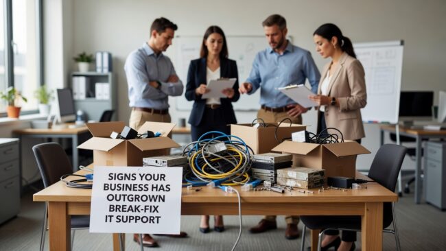 Signs Your Business Has Outgrown Break-Fix IT Support Featured Image Still using break-fix IT support? Learn the clear signs your business has outgrown it and what a proactive IT model looks like instead.