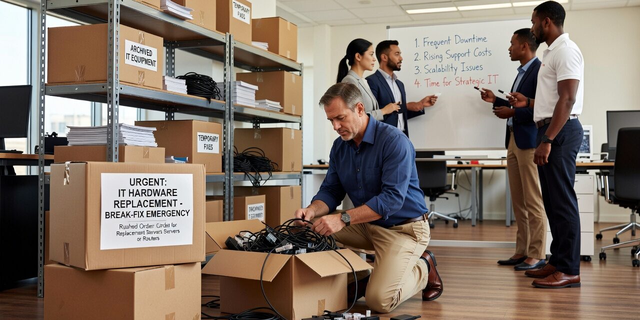 Signs Your Business Has Outgrown Break-Fix IT Support Featured Image Learn the clear signs your business has outgrown break-fix IT support and why switching to a proactive model protects your operations and budget.