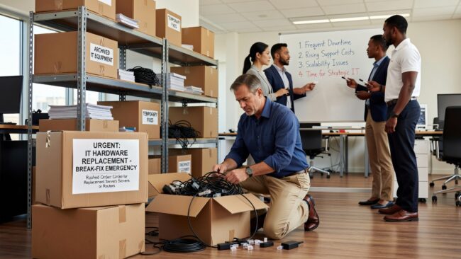 Signs Your Business Has Outgrown Break-Fix IT Support Featured Image Learn the clear signs your business has outgrown break-fix IT support and why switching to a proactive model protects your operations and budget.