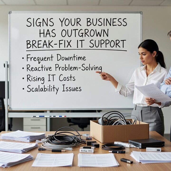 Signs Your Business Has Outgrown Break-Fix IT Support Featured Image Recurring outages, surprise IT bills, and missed patches are signs your business has outgrown break-fix IT support. Here's how to recognize the gap.