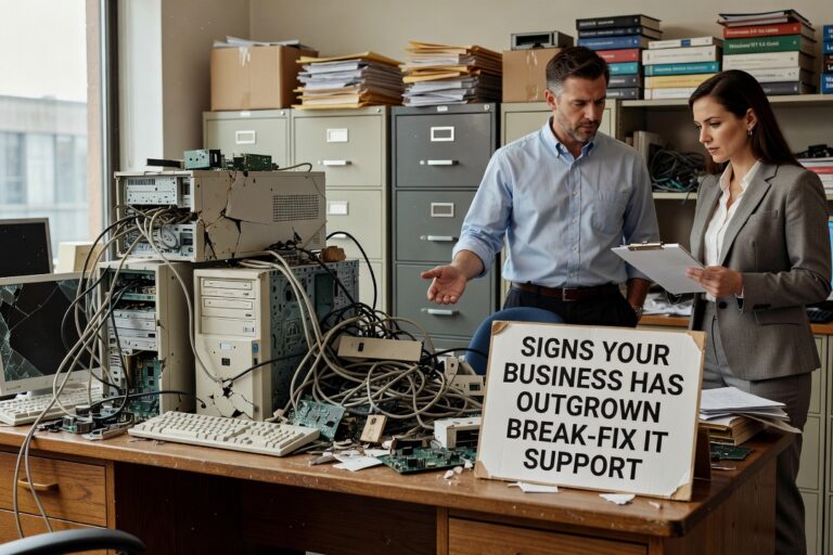 Signs Your Business Has Outgrown Break-Fix IT Support Featured Image Relying on break-fix IT support? Learn the key signs your business has outgrown it and what a better support model looks like.