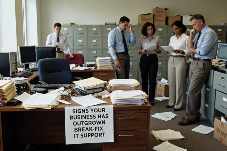 Signs Your Business Has Outgrown Break-Fix IT Support Featured Image Learn the clear signs your business has outgrown break-fix IT support and what to consider before switching to a managed IT model.