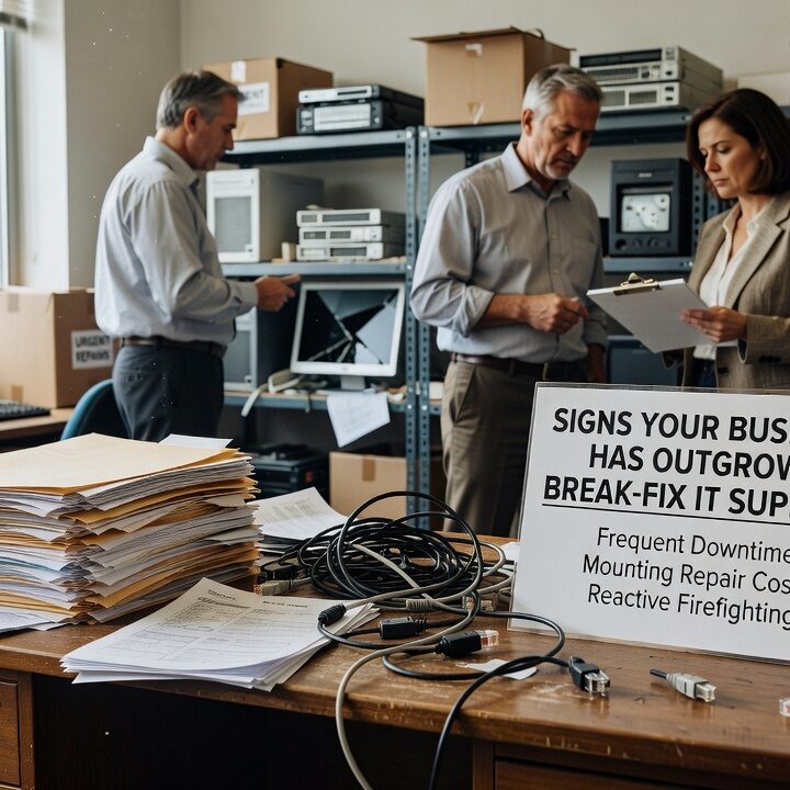 Signs Your Business Has Outgrown Break-Fix IT Support Featured Image Recurring IT problems, slow response times, and no monitoring are signs your business has outgrown break-fix IT support. Here's how to tell.