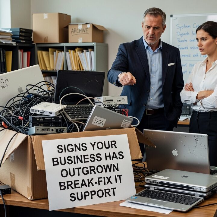 Signs Your Business Has Outgrown Break-Fix IT Support Featured Image Seeing recurring IT issues, slow response times, or no backup plan? These are signs your business has outgrown break-fix IT support.