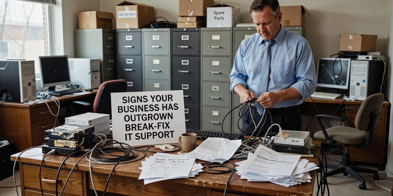 Signs Your Business Has Outgrown Break-Fix IT Support Featured Image Still using break-fix IT support? Learn the key signs your business has outgrown it and what a proactive approach actually changes day to day.