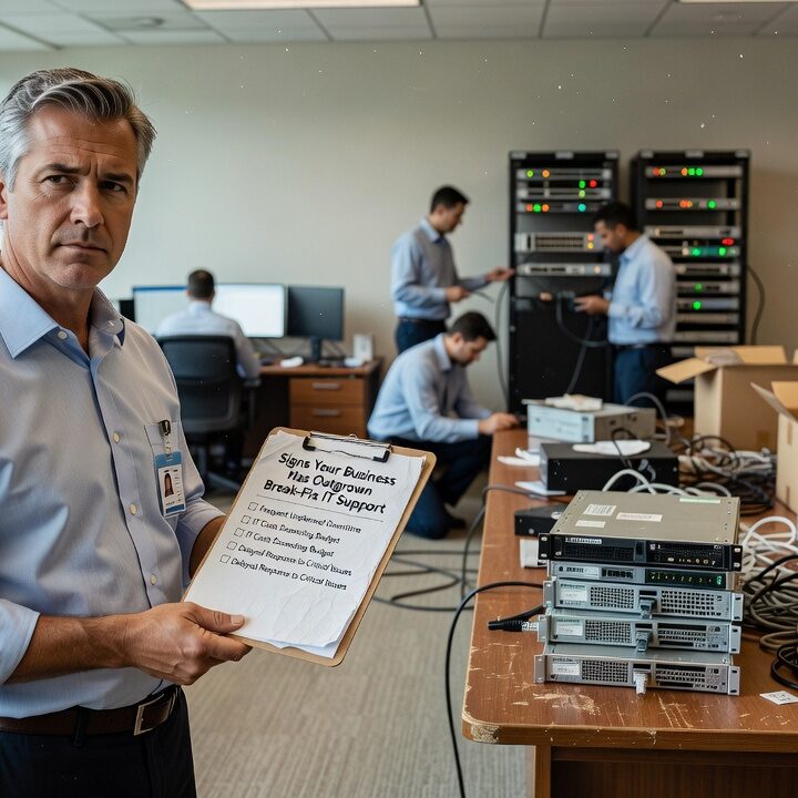 Recurring IT problems, staff workarounds, and zero monitoring are clear signs your business has outgrown break-fix IT support. Here's what to look for.
