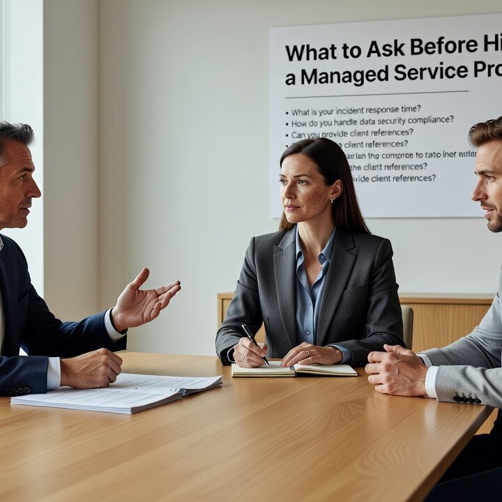 Know what to ask before hiring a managed service provider. A practical guide for business owners evaluating IT support agreements and provider fit.