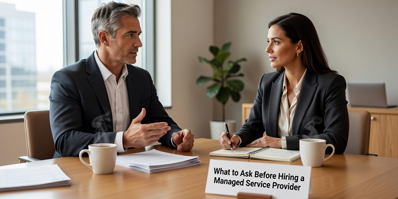 What to Ask Before Hiring a Managed Service Provider Featured Image Not sure what to ask before hiring a managed service provider? Use these practical questions to evaluate IT support quality, contracts, and accountability.