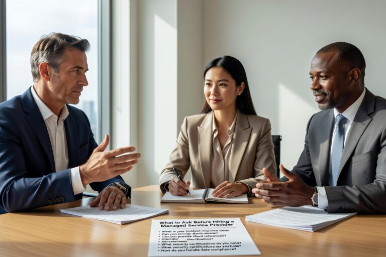 Know what to ask before hiring a managed service provider. A practical guide covering response times, scope, security, documentation, and contract terms.