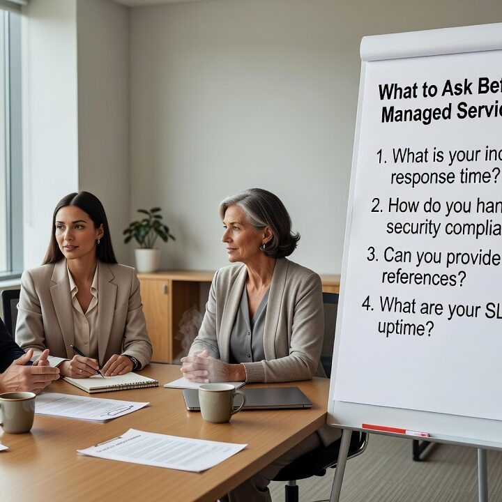 Not sure what to ask before hiring a managed service provider? Use these practical questions to avoid coverage gaps and make a confident IT decision.
