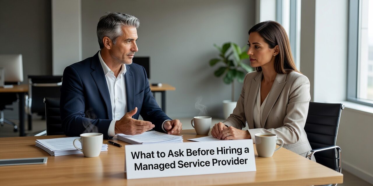 What to Ask Before Hiring a Managed Service Provider Featured Image Before you hire a managed service provider, ask these practical questions about coverage, response times, backups, and contract terms.
