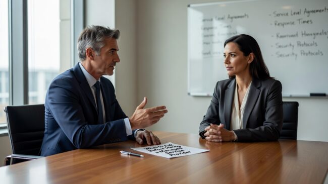 What to Ask Before Hiring a Managed Service Provider Featured Image Not sure what to ask before hiring a managed service provider? Use this checklist to evaluate scope, SLAs, security, and contract terms before you sign.
