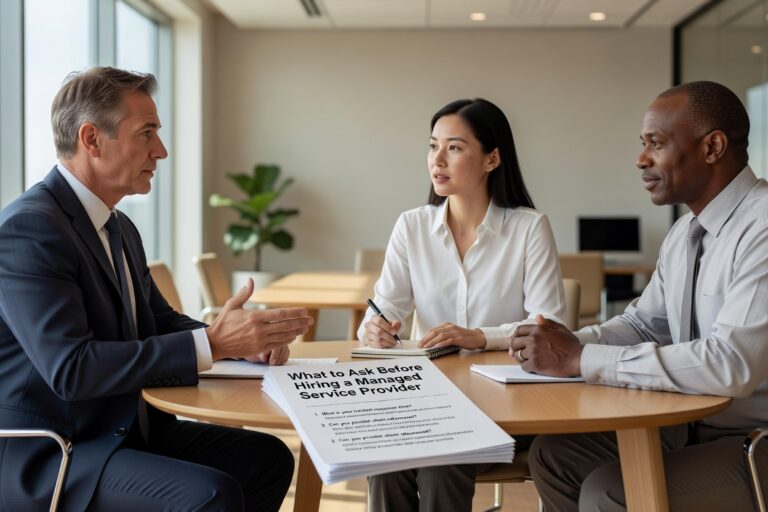 Know what to ask before hiring a managed service provider. A practical guide covering coverage, response times, contracts, and common evaluation mistakes.