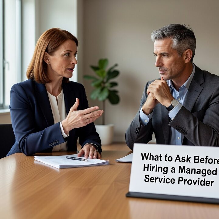 Before you sign with an MSP, ask these questions about SLAs, cybersecurity, backup testing, and exit terms. A practical guide for business decision-makers.