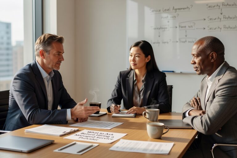 What to Ask Before Hiring a Managed Service Provider Featured Image Not sure what to ask before hiring a managed service provider? Use these practical questions to evaluate IT support options without getting lost in technical jargon.