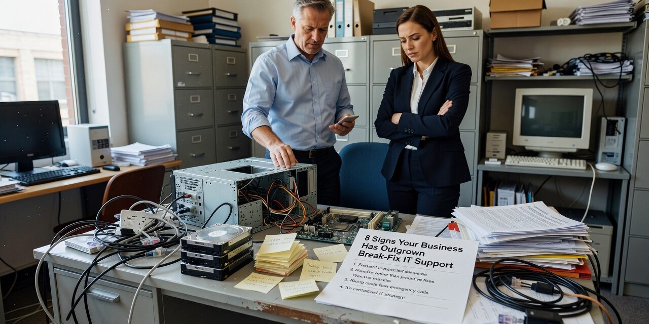 8 Signs Your Business Has Outgrown Break-Fix IT Support Featured Image Relying on break-fix IT support? Learn the key signs your business has outgrown it and what a better support model looks like.