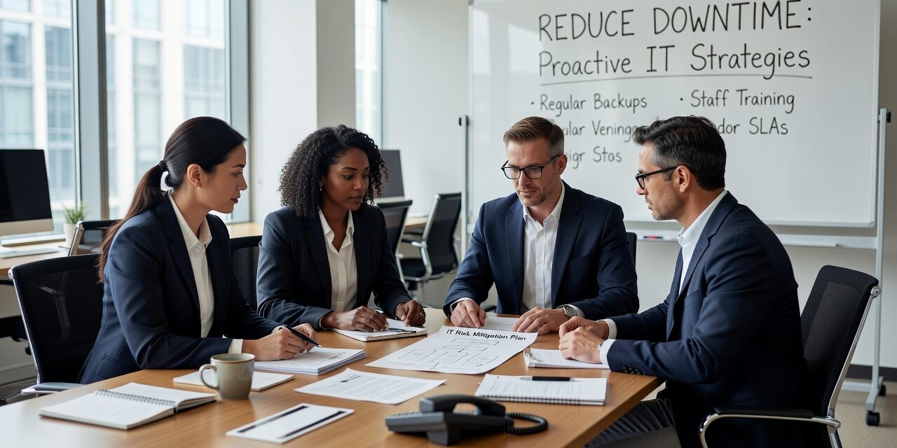 Learn how to reduce business downtime from IT issues with practical steps covering monitoring, maintenance, backups, and support coverage for small businesses.