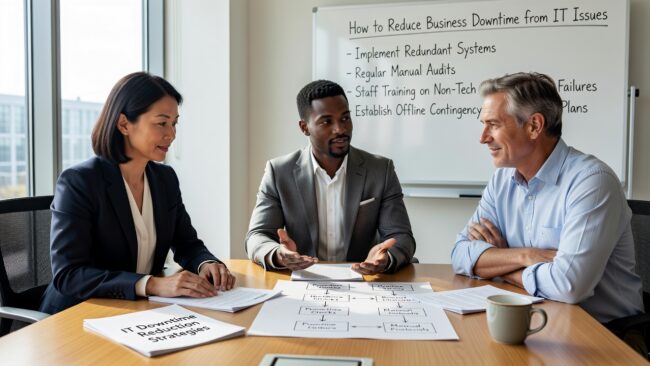 How to Reduce Business Downtime from IT Issues Featured Image Learn how to reduce business downtime from IT issues with practical steps covering backups, support gaps, IT ownership, and recovery planning.