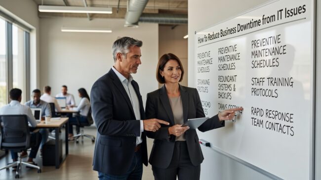 How to Reduce Business Downtime from IT Issues Featured Image Recurring IT problems aren't inevitable. Learn practical ways to reduce business downtime from IT issues before they become a costly pattern.