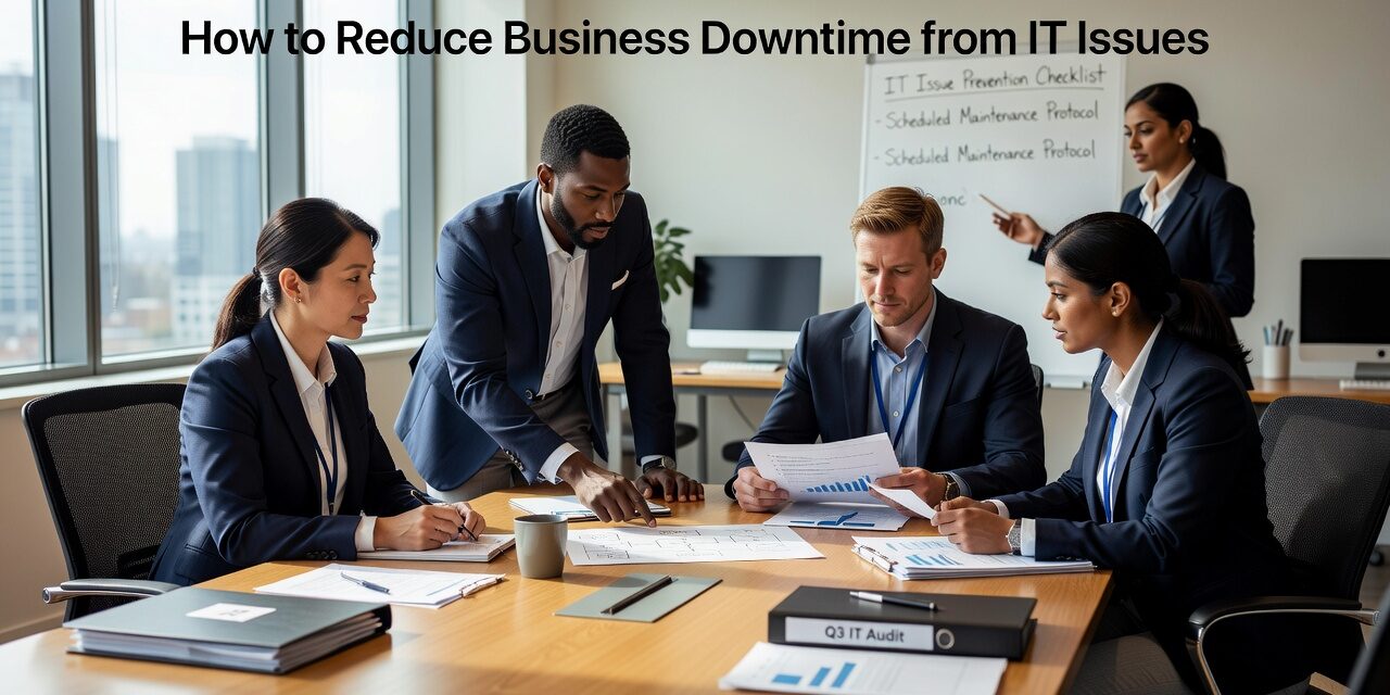 How to Reduce Business Downtime from IT Issues Featured Image Recurring IT issues, slow help desks, and untested backups cost your business more than you think. Here's how to reduce downtime before it disrupts operations.