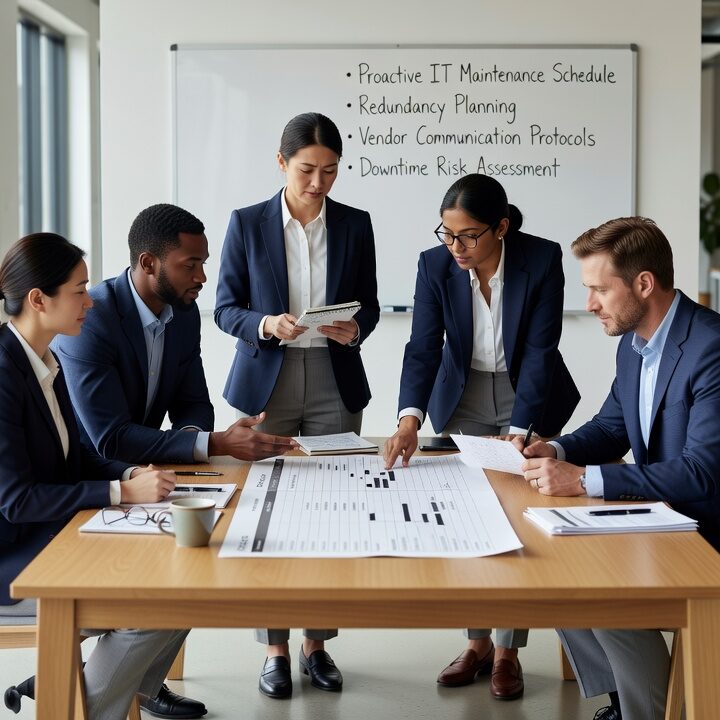 Practical steps to reduce business downtime from IT issues — covering support gaps, backup testing, vendor management, and proactive monitoring.