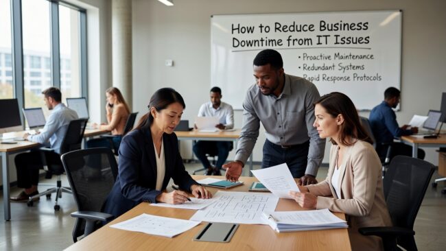 How to Reduce Business Downtime from IT Issues Featured Image Learn how to reduce business downtime from IT issues with practical steps covering monitoring, backups, vendor accountability, and support response times.