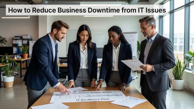 How to Reduce Business Downtime from IT Issues Featured Image Learn practical ways to reduce business downtime from IT issues, including common causes, backup testing, network reliability, and proactive support habits.