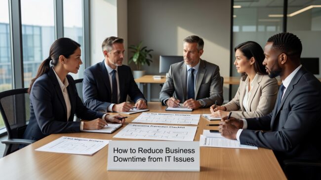 How to Reduce Business Downtime from IT Issues Featured Image Learn how to reduce business downtime from IT issues with practical steps on monitoring, vendor clarity, backup testing, and proactive support planning.