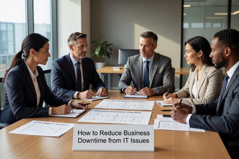 How to Reduce Business Downtime from IT Issues Featured Image Learn how to reduce business downtime from IT issues with practical steps on monitoring, vendor clarity, backup testing, and proactive support planning.