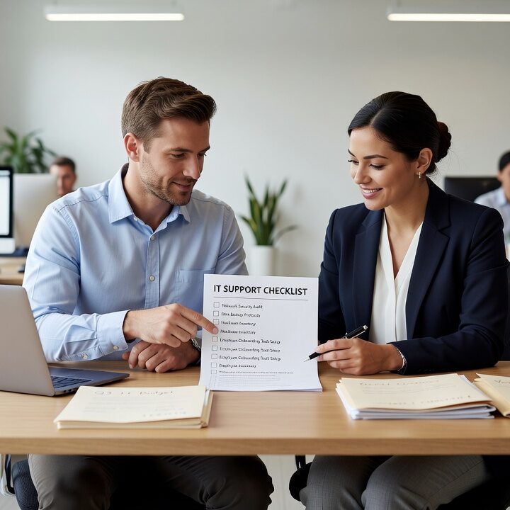 Use this IT support checklist for growing businesses to find gaps in your network, backups, help desk, and security before they cause downtime.