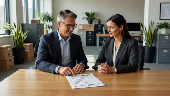 IT Support Checklist for Growing Businesses Featured Image Use this IT support checklist for growing businesses to identify gaps in help desk, backup, cybersecurity, and vendor coverage before they cause problems.