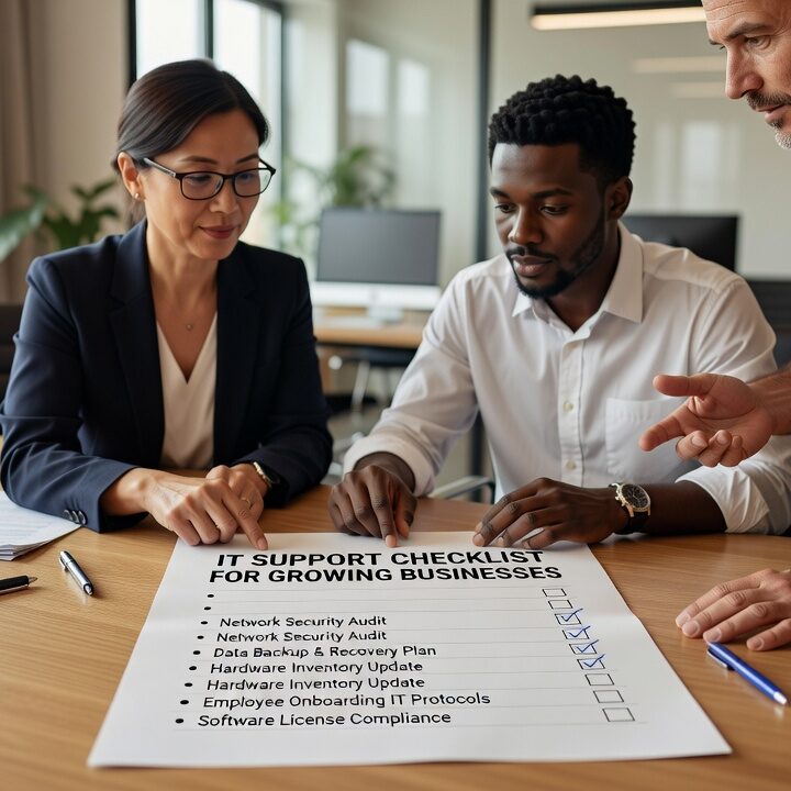 Use this IT support checklist for growing businesses to spot backup gaps, network risks, help desk issues, and vendor blind spots before they cause downtime.