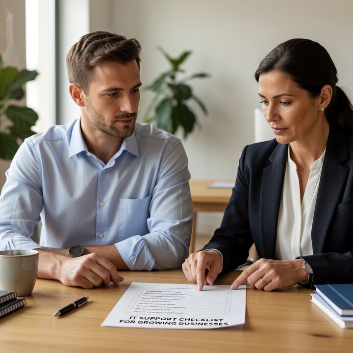 Use this IT support checklist for growing businesses to find coverage gaps, reduce downtime, and make smarter decisions about your technology setup.
