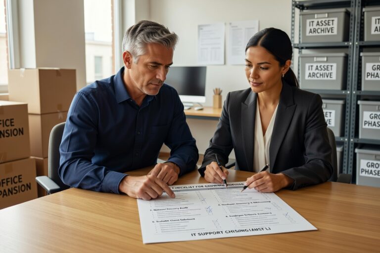 Use this IT support checklist for growing businesses to find backup gaps, security blind spots, and network risks before they cause downtime.