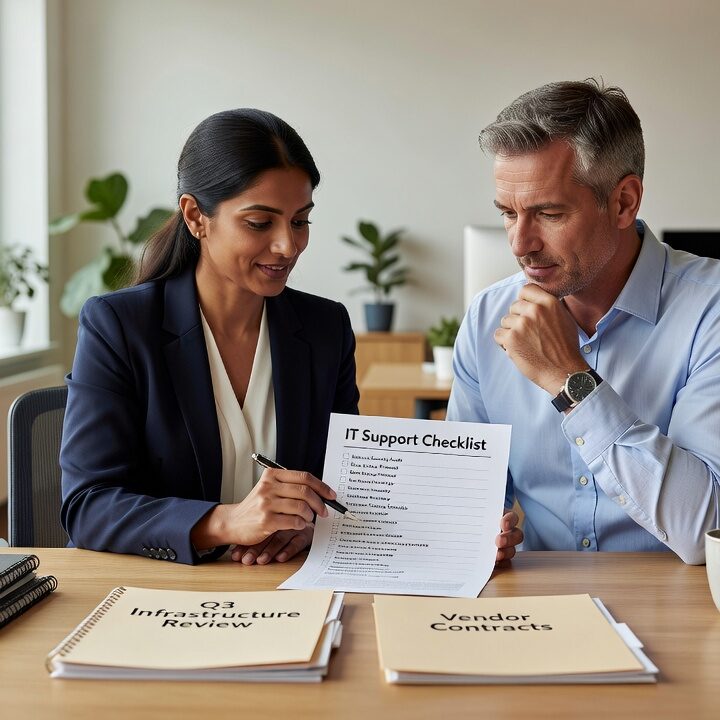 Use this IT support checklist to find gaps in help desk, network, backup, and security before they become bigger problems for your growing business.