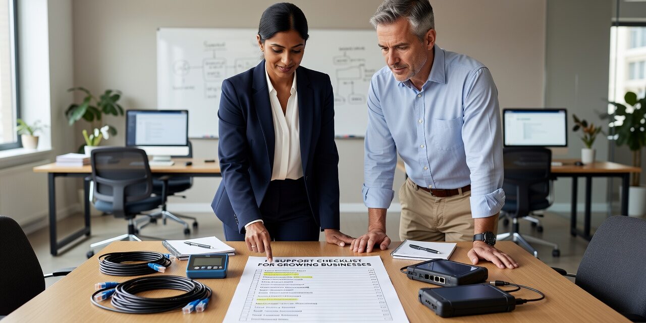 IT Support Checklist for Growing Businesses Featured Image A practical IT support checklist for growing businesses—covering security, backups, help desk, and what to review before gaps become real problems.