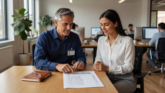 IT Support Checklist for Growing Businesses Featured Image A practical IT support checklist for growing businesses covering help desk, security, backups, network reliability, and vendor management.