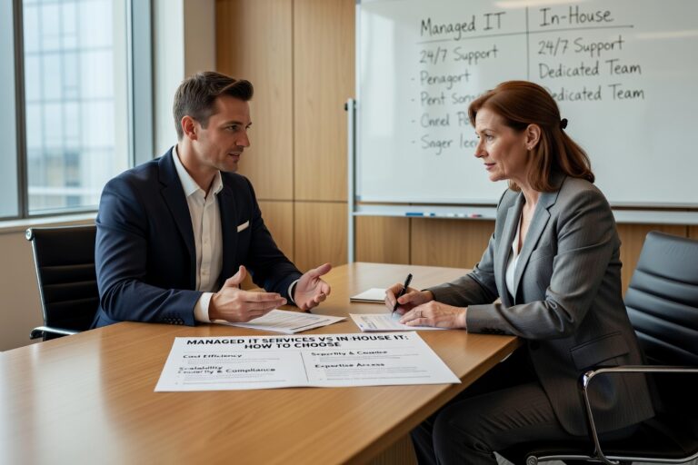 Comparing managed IT services vs in-house IT? This practical guide covers real costs, coverage gaps, and how to decide what's right for your business.